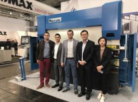 the Hannover International Machine Tool Exhibition in Germany