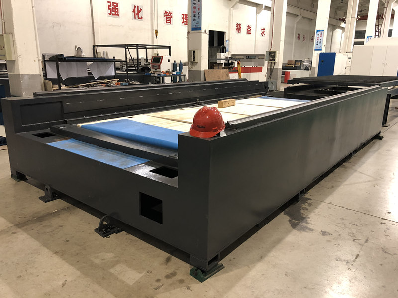 Laser machine frame hrough heat treatment Laser machine frame hrough heat treatment